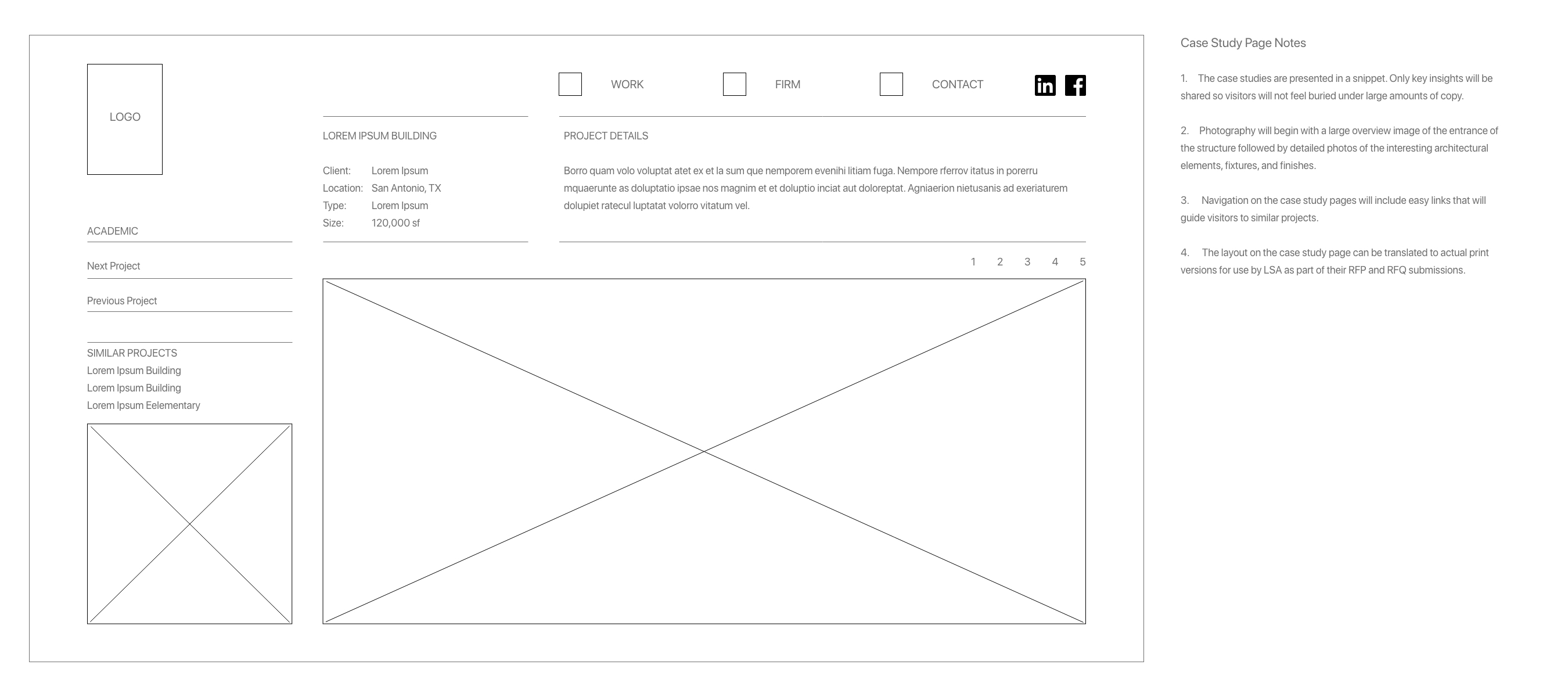 Case Study Wireframe