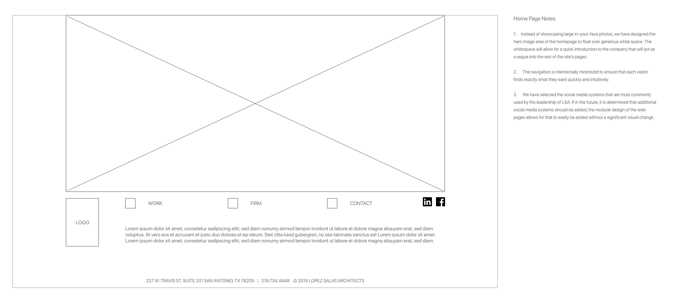 Home Wireframe