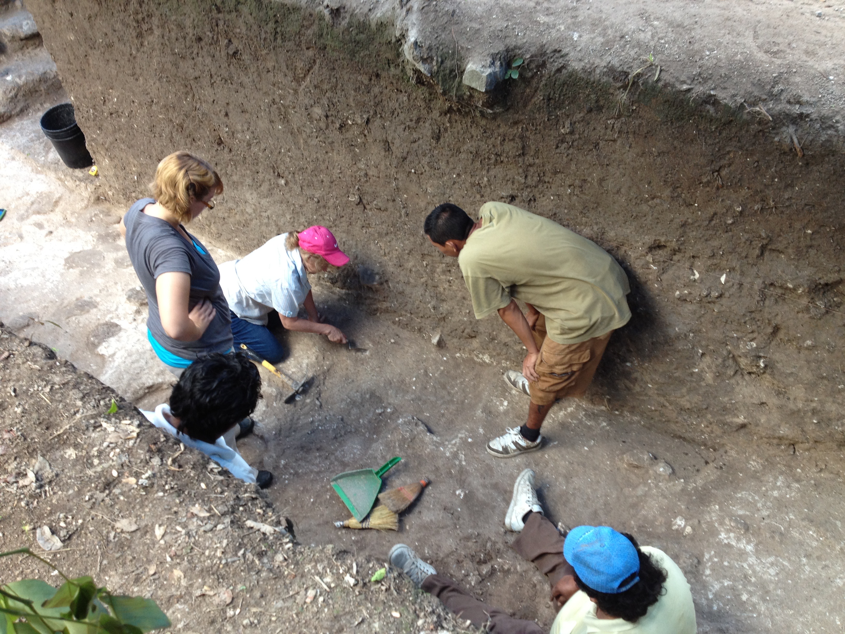 Kat exploring a burn event with Whitney