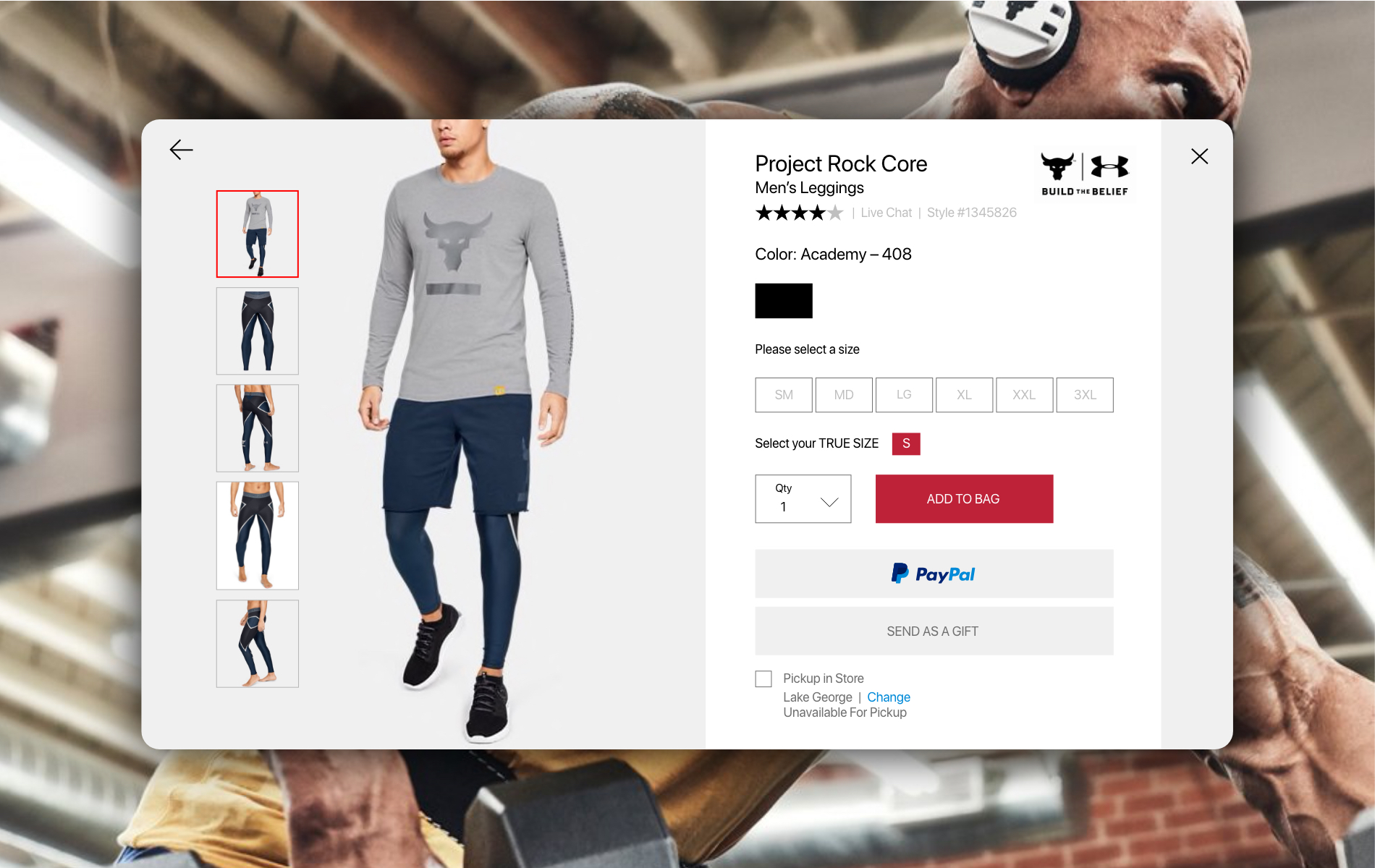 daily ui 07 underarmour settings