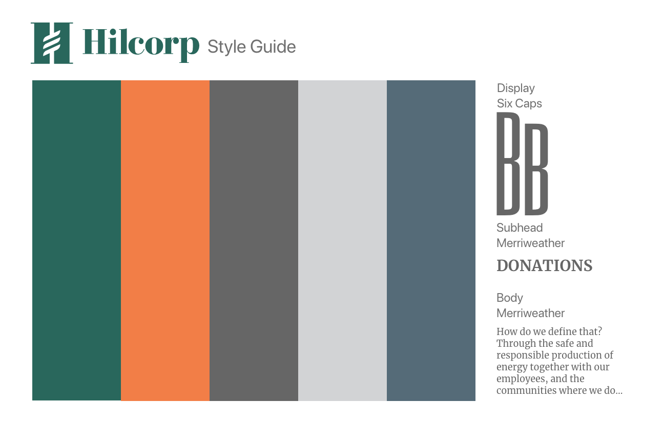 Hilcorp Style Guide 01