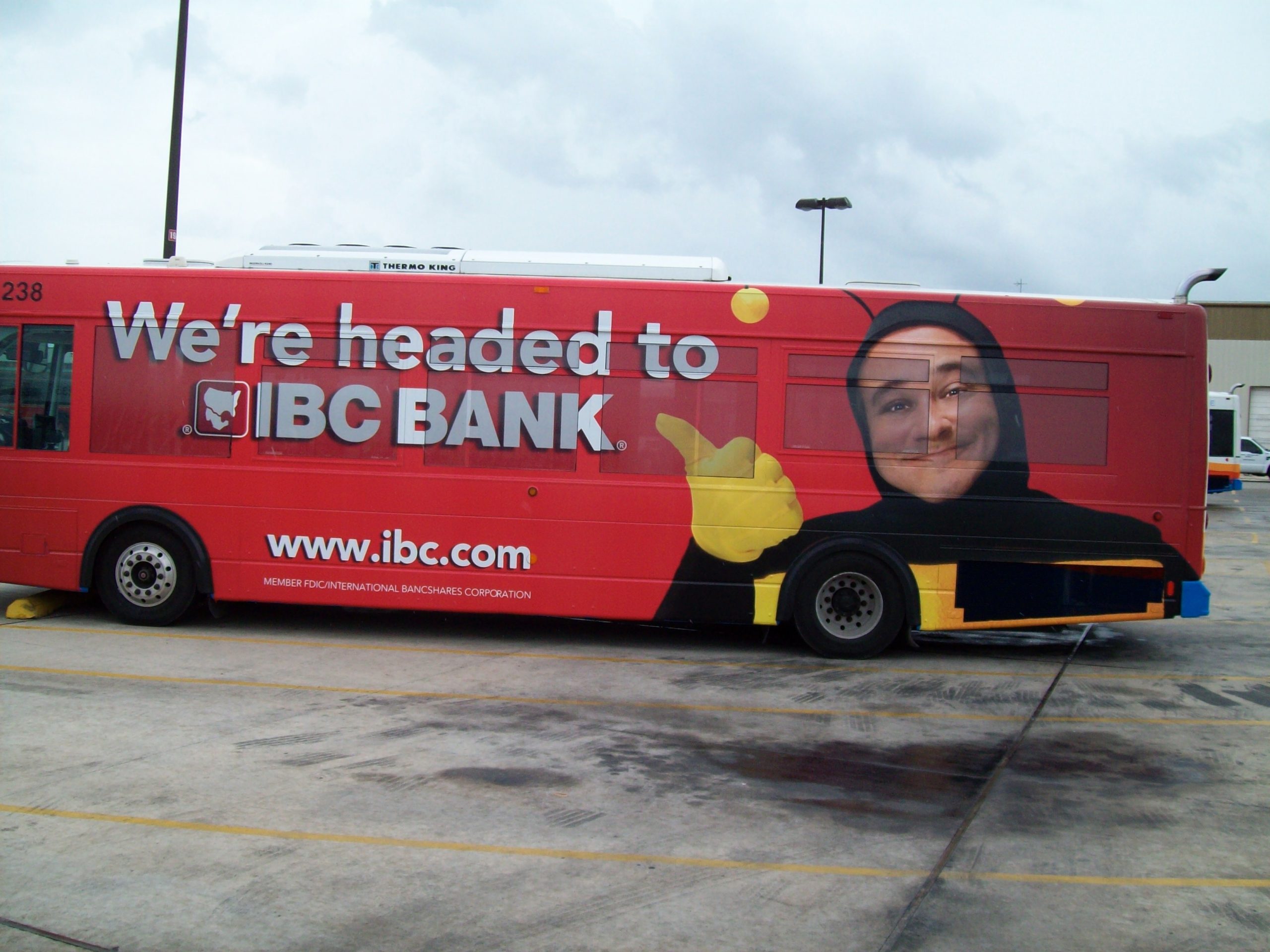 IBC Bus wrap