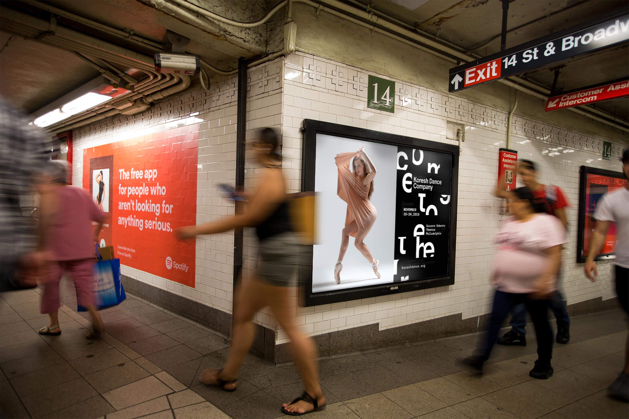 Spotify Subway Ads
